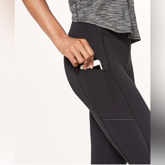 Lululemon Speed Up Tight Leggings 28" Full- On Luxtreme Black Size 6 - Picture 3 of 10